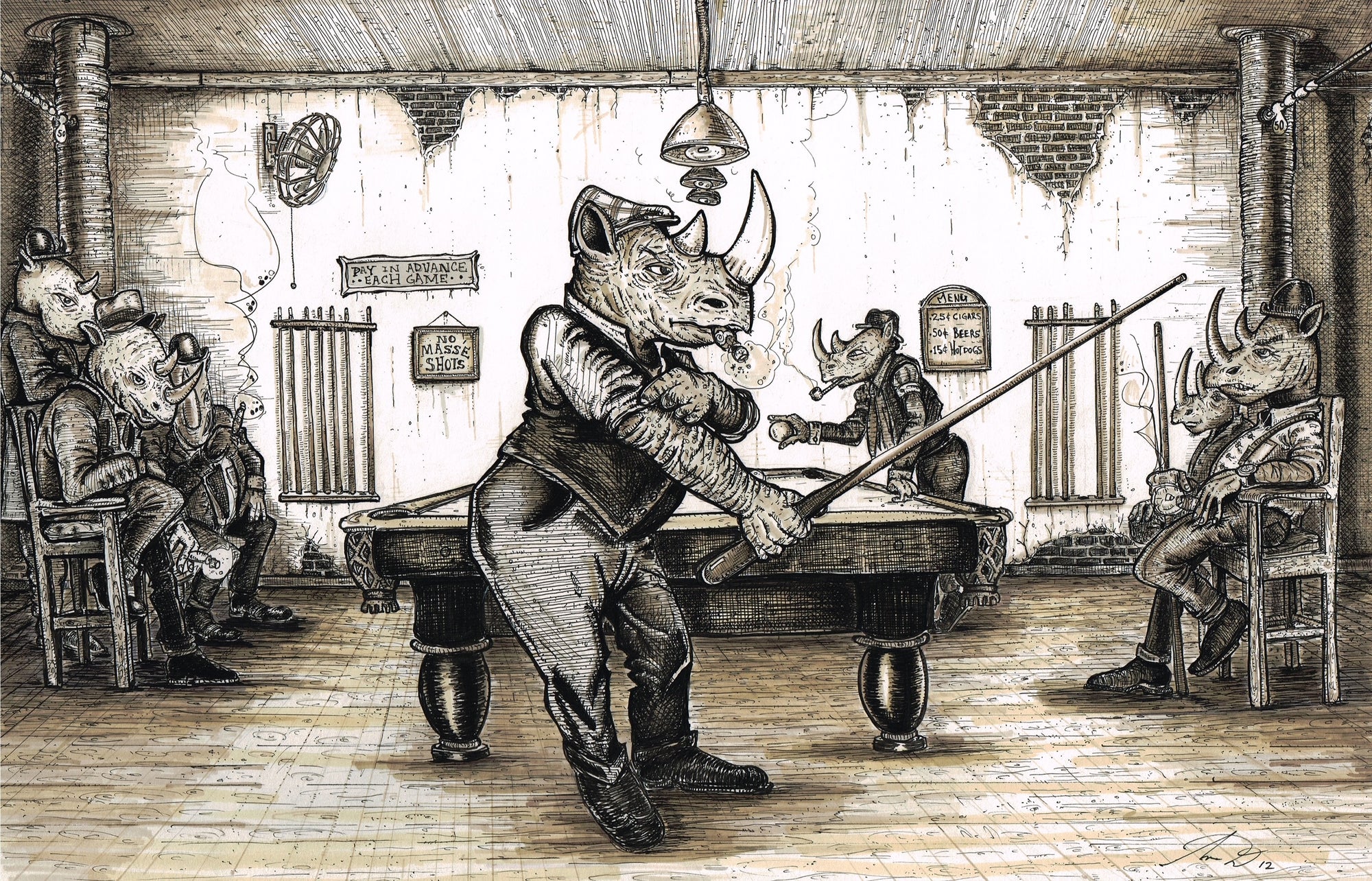 Rhino Billiards Room